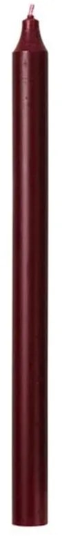 Broste Sviečka guľatá dlhá 2,1 cm vínová