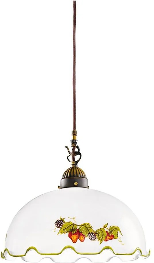 Kolarz 731.30.114 - Závesný luster na lanku NONNA 1xE27/75W/230V, Ø 30 cm, vínová/jahodová