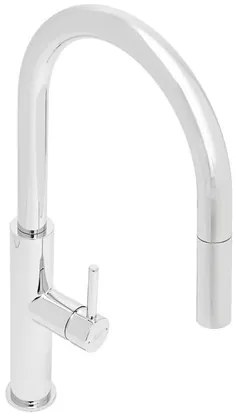 Drezová batéria SAT s vyťahovacou spŕškou, 2 prúdy chróm SATBSD286, 1 ks