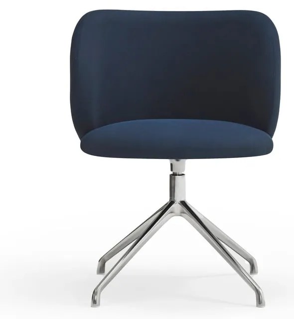 Tmavomodré čalúnené jedálenské kreslo Mogi – Teulat