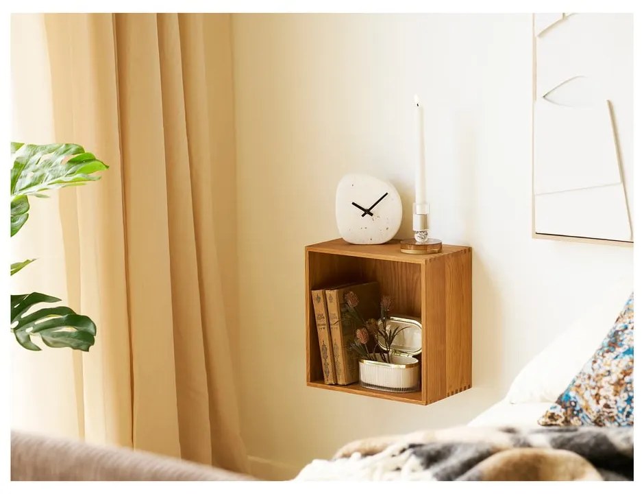 Poschodová polica z dubového dreva v prírodnej farbe 18 cm Townsville – House Nordic