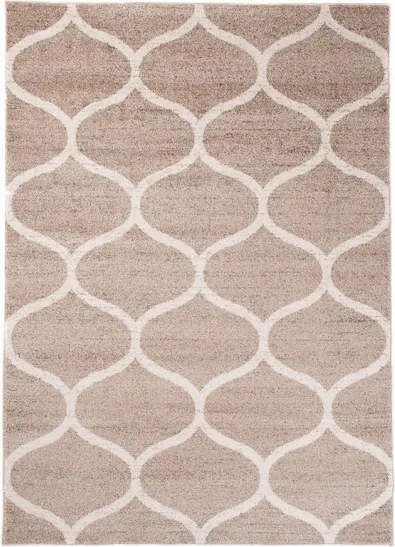 TA Koberec E665C BÉŽOVÁ SARI BQZ Rozmer: 60x100 cm
