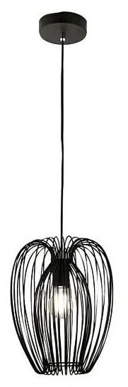 Fabas Luce 3677-45-101 - Luster na lanku CAMP 1xE27/40W/230V čierna