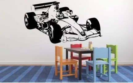 DomTextilu Originálna nálepka do študentskej izby formula 60 x 120 cm 46412-217238