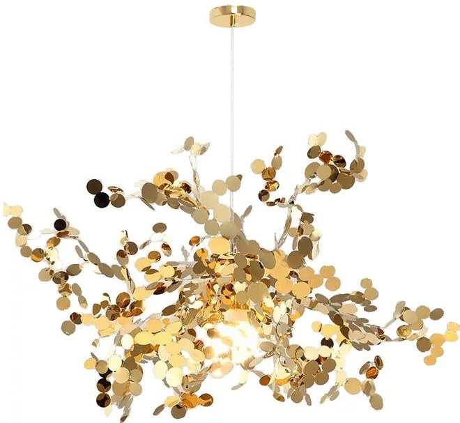 Toolight Toolight, stropné svietidlo 3xG9 Spider APP546-1CP, zlatá, OSW-08596