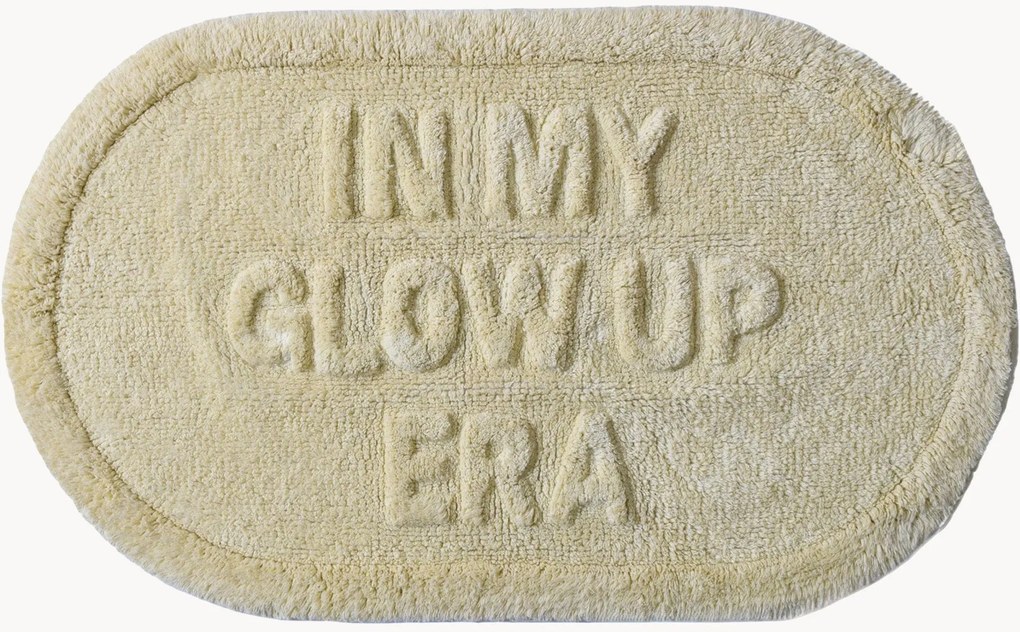 Bavlnený kúpeľňový koberec Glow Up Era