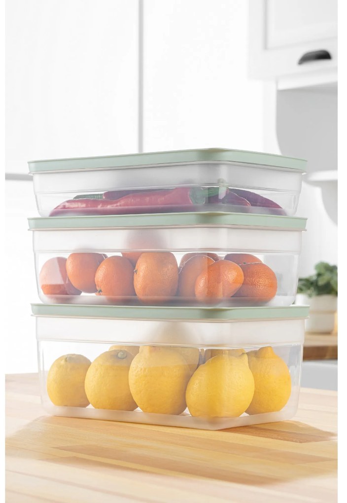 Súprava 3 ks kuchynských nádob HUL modrá