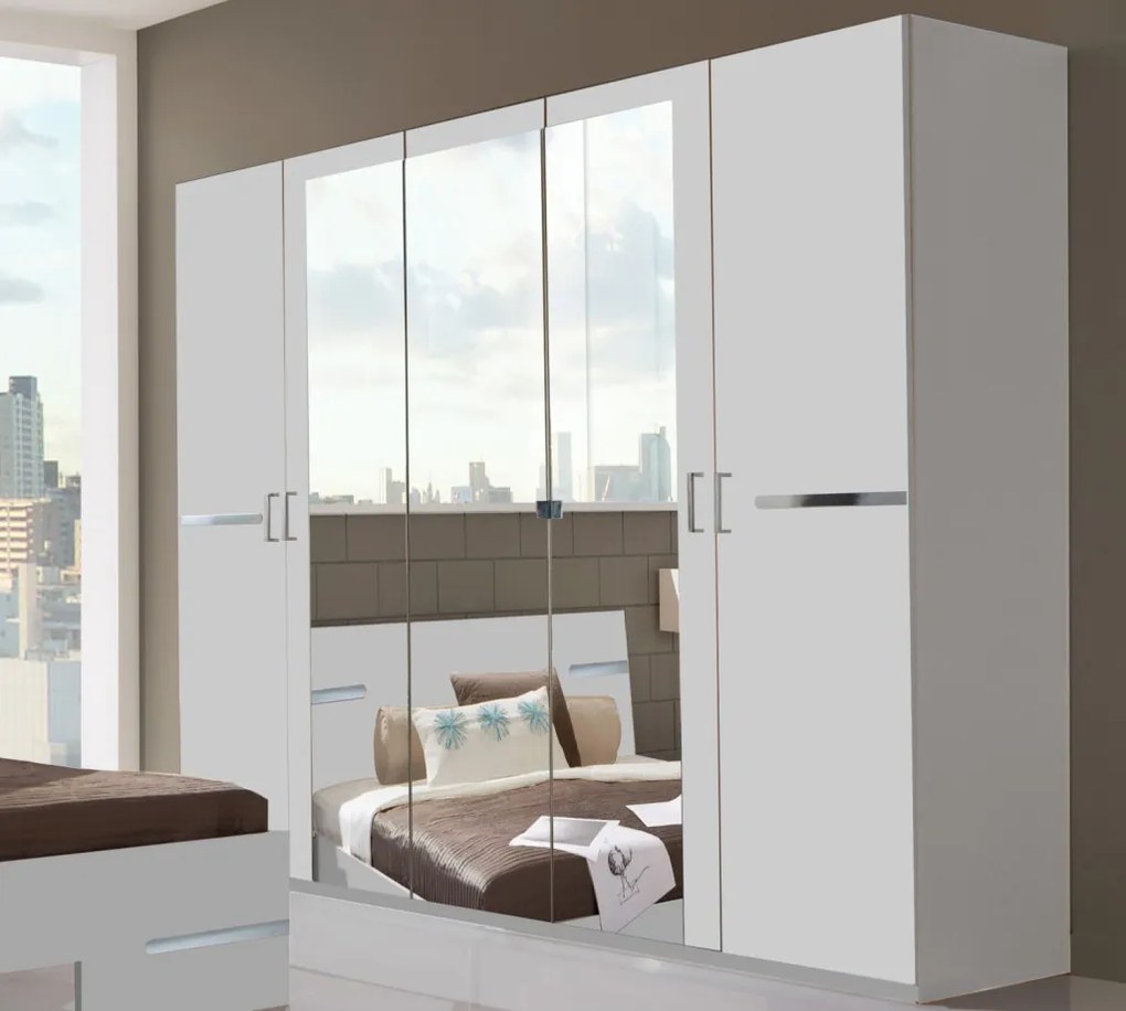 Zostava spálne Anna 180x200 cm, biela