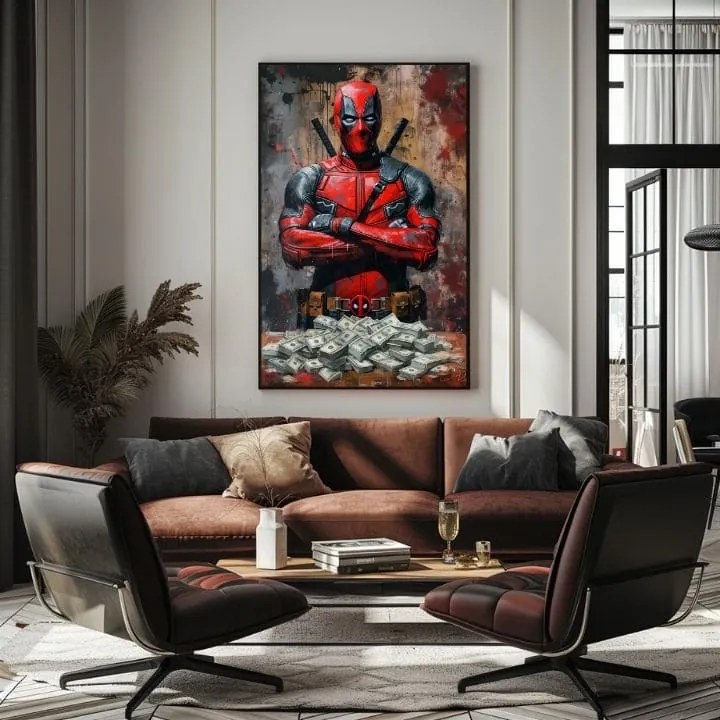 Obraz Deadpool: Peniaze a chaos | Akrylové detaily