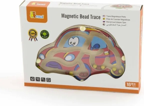 Magnetické bludisko Viga 50163 autíčko