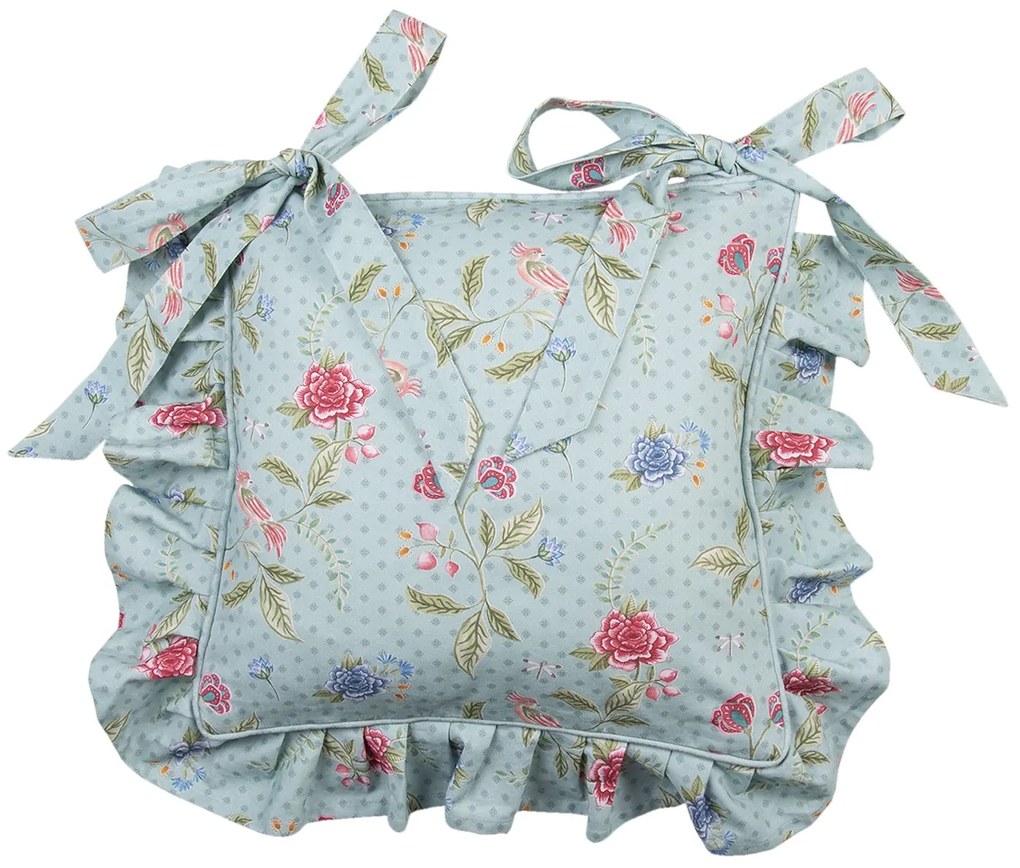 Poťah na podsedák s volánom Bloom Like Wildflowers - 40*40 cm