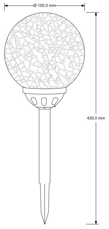 GLOBO SOLAR 33353 Solárne svietidlo