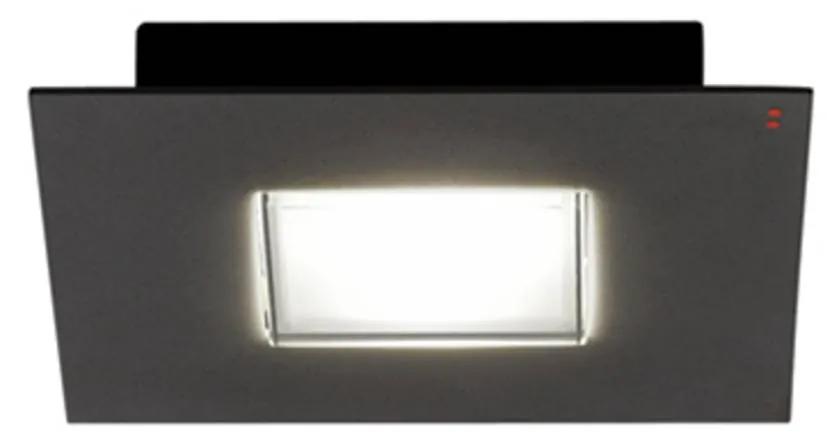 Fabbian Quarter čierne stropné LED svetlo 1-pl.