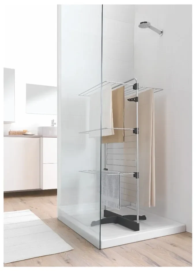 Sušiak s 3 poschodiami Metaltex Thunder, výška 1,2 m