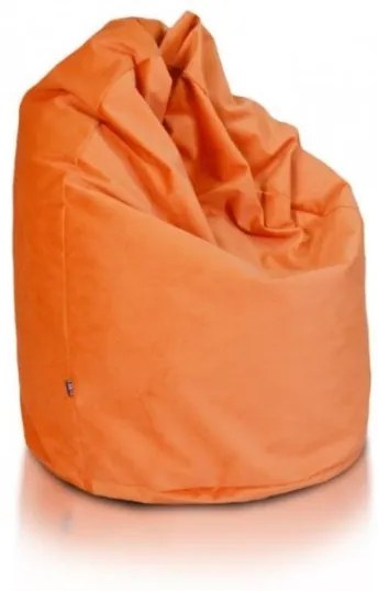 Sedací vak hruška Sako XL polyester TiaHome - Oranžová