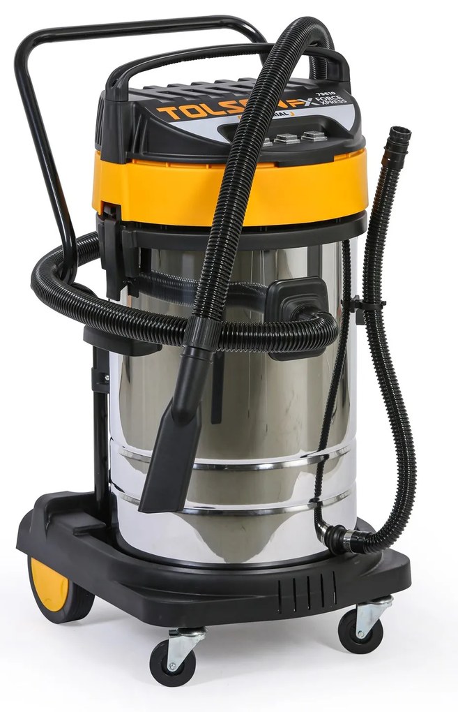 Priemyselný vysávač, suché/mokré sanie, 3000 W, 80 l