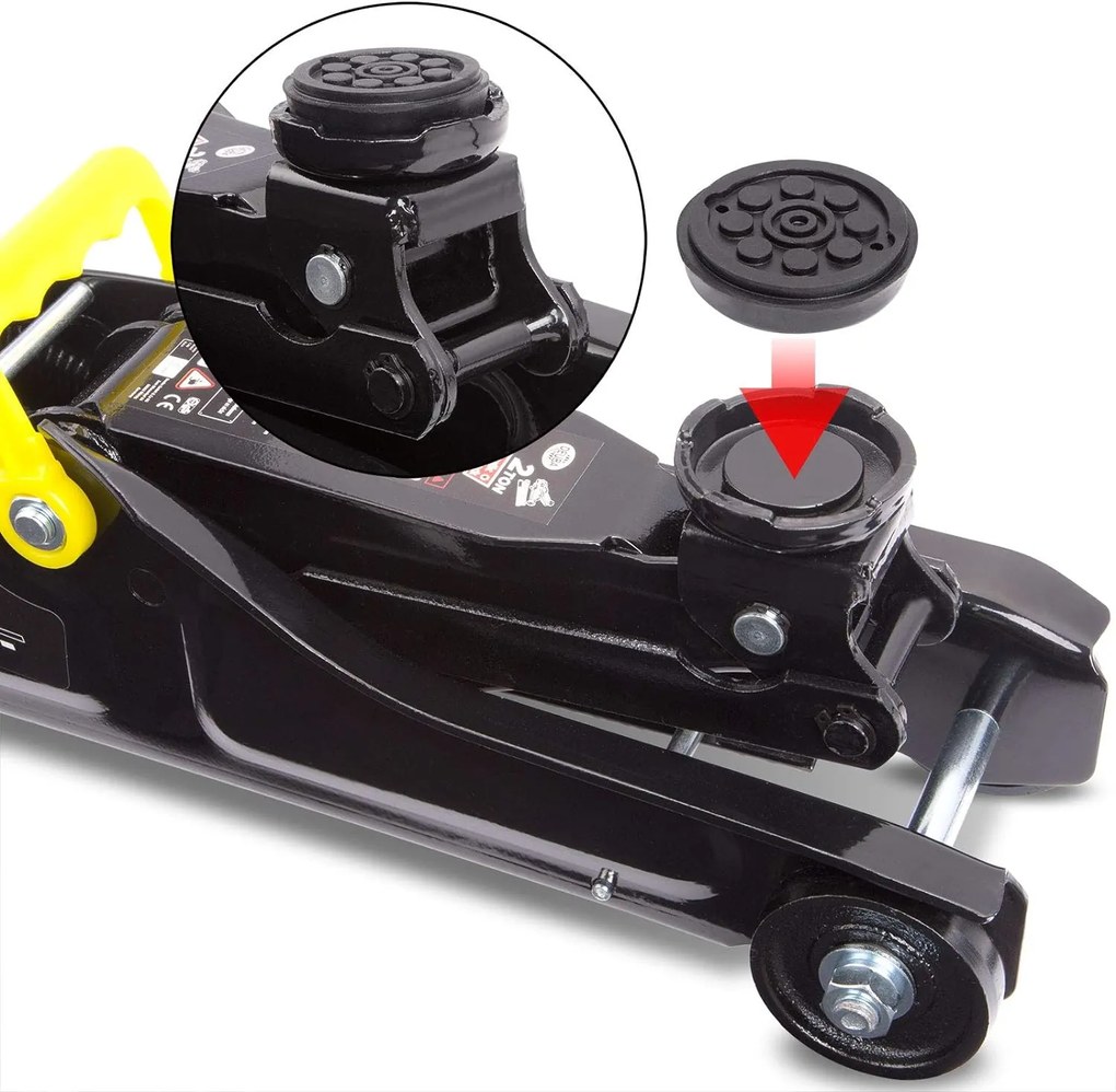 InternetovaZahrada Pojazdný hydraulický zdvihák 2t 85-330 mm + kufor