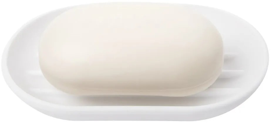 Biela plastová nádoba na mydlo Touch – Umbra