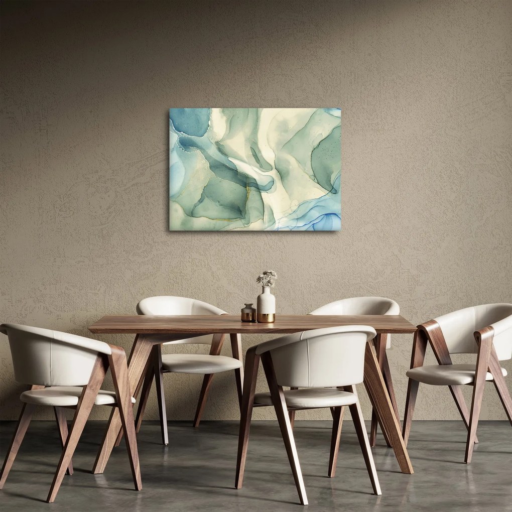 Obraz - Atramentová abstrakcia 3 (70x50 cm)