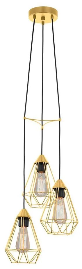 Eglo 43683 - Luster na lanku TARBES 3xE27/60W/230V