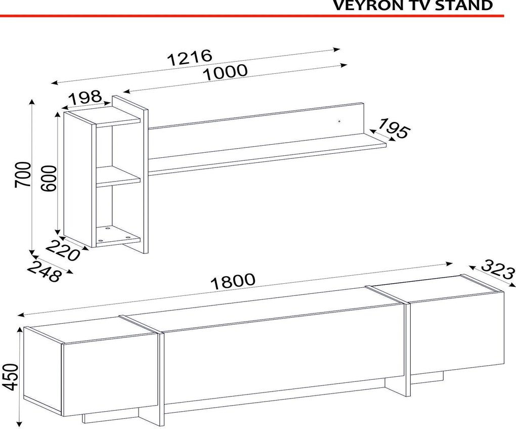 Súprava nábytku do obývacej izby Veyron hnedá/mramor/zlatá