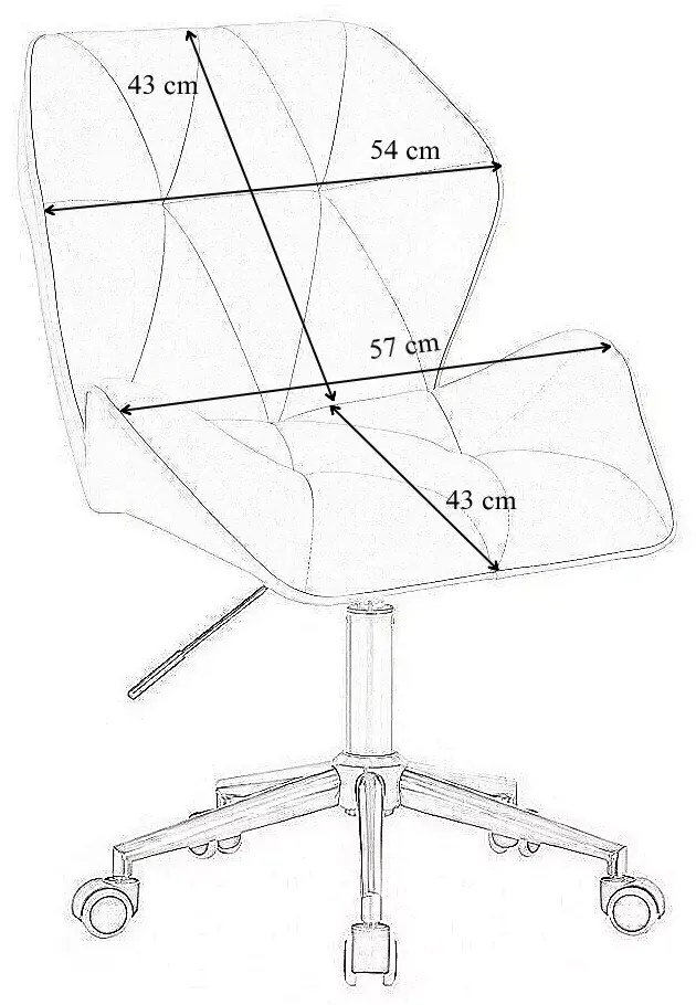 LuxuryForm DESIGN Stolička MILANO MAX VELUR na striebornom kríži - krémová