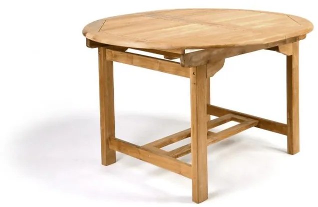 Divero 965 Rozšíriteľný záhradný stôl z teakového dreva Garth