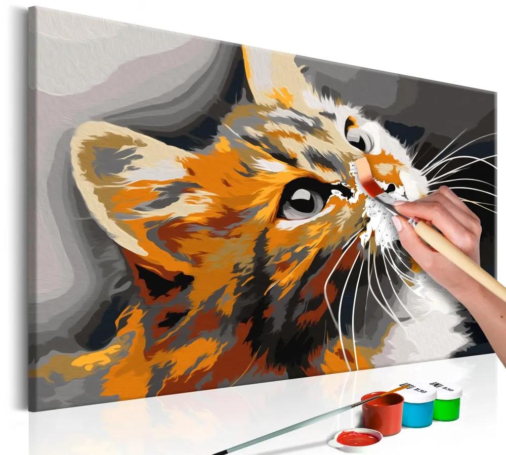 Maľovanie podľa čísiel - Red Cat 60x40