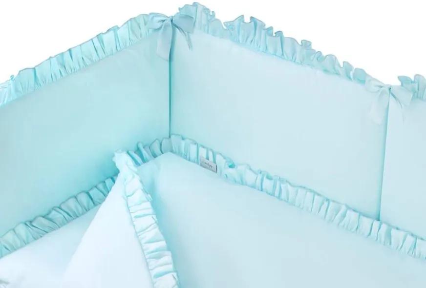 BELISIMA 6-dielne posteľné obliečky Belisima PURE 100/135 turquoise