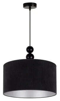 Duolla - Luster na lanku LYON 1xE27/15W/230V pr. 40 cm čierna