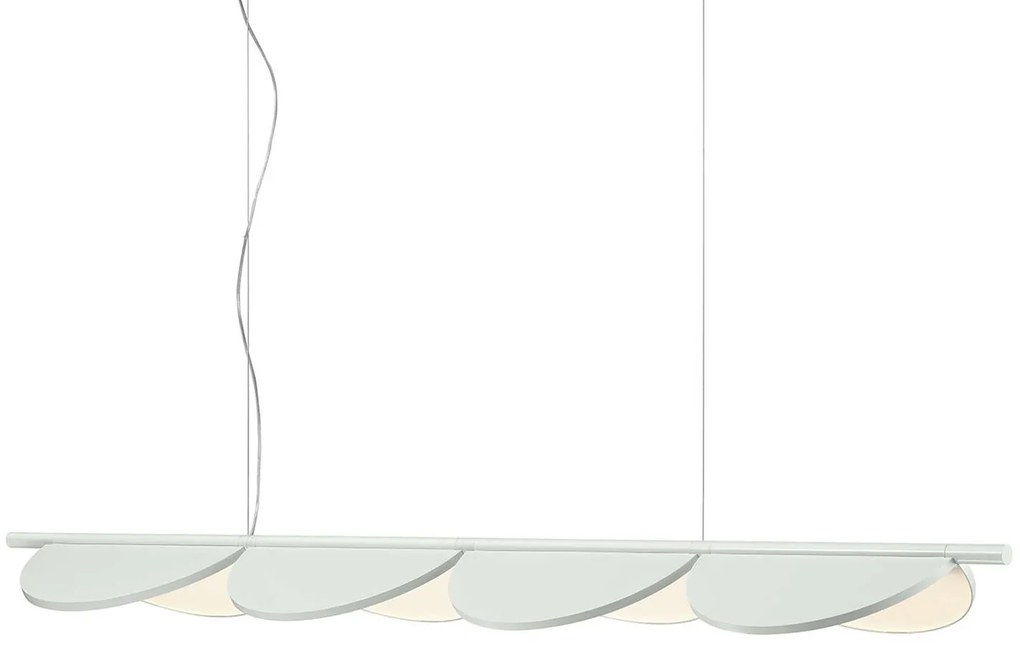 FLOS Almendra Linear LED svietidlo 4-pl., biela