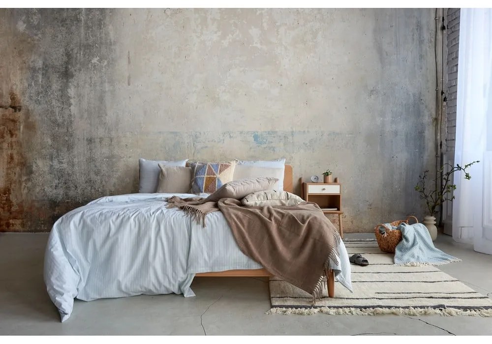 Dvojlôžková posteľ Woodman Farsta Herringbone, 140 × 200 cm