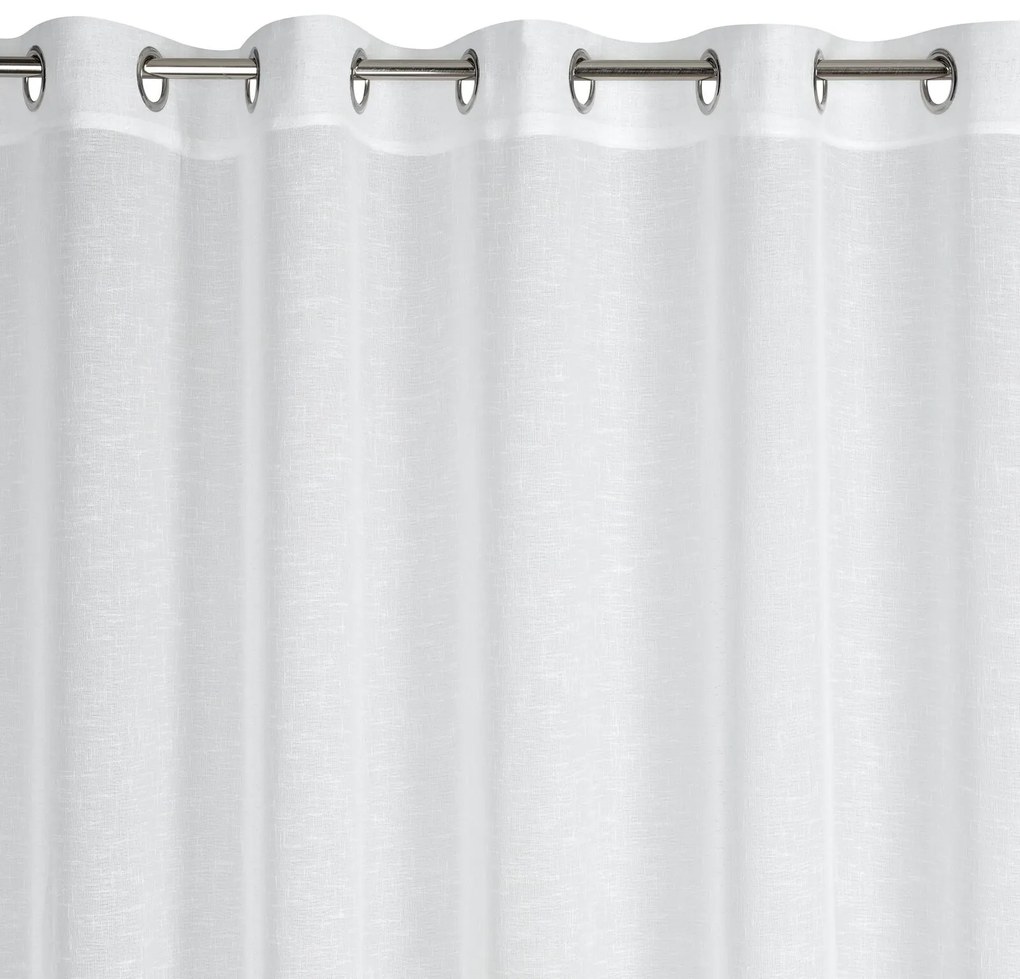 ZÁCLONA NA KRÚŽKOCH LEXY 300X250 CM BIELA