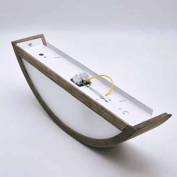 Brilagi - LED nástenné svietidlo CARVALHO 1xE27/60W/230V dub orech