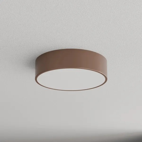Brilagi - Kúpeľňové stropné svietidlo so senzorom CLARE 2xE27/24W/230V priemer 30 cm hnedé IP54