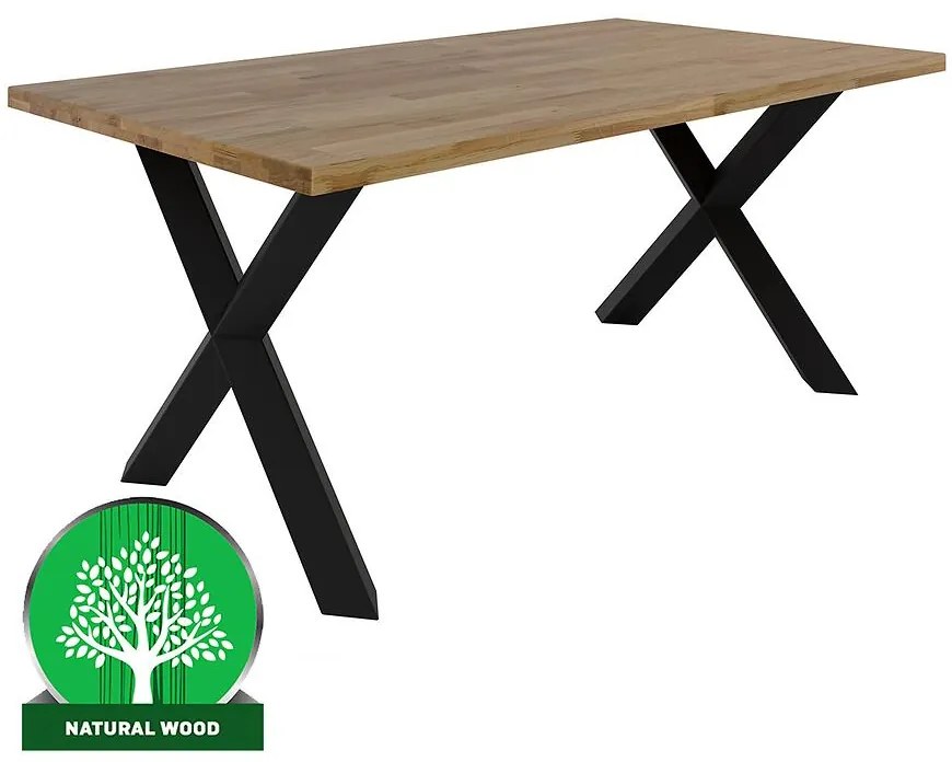 Stôl drevené Malmo Linear Olejovaný dub 40mm