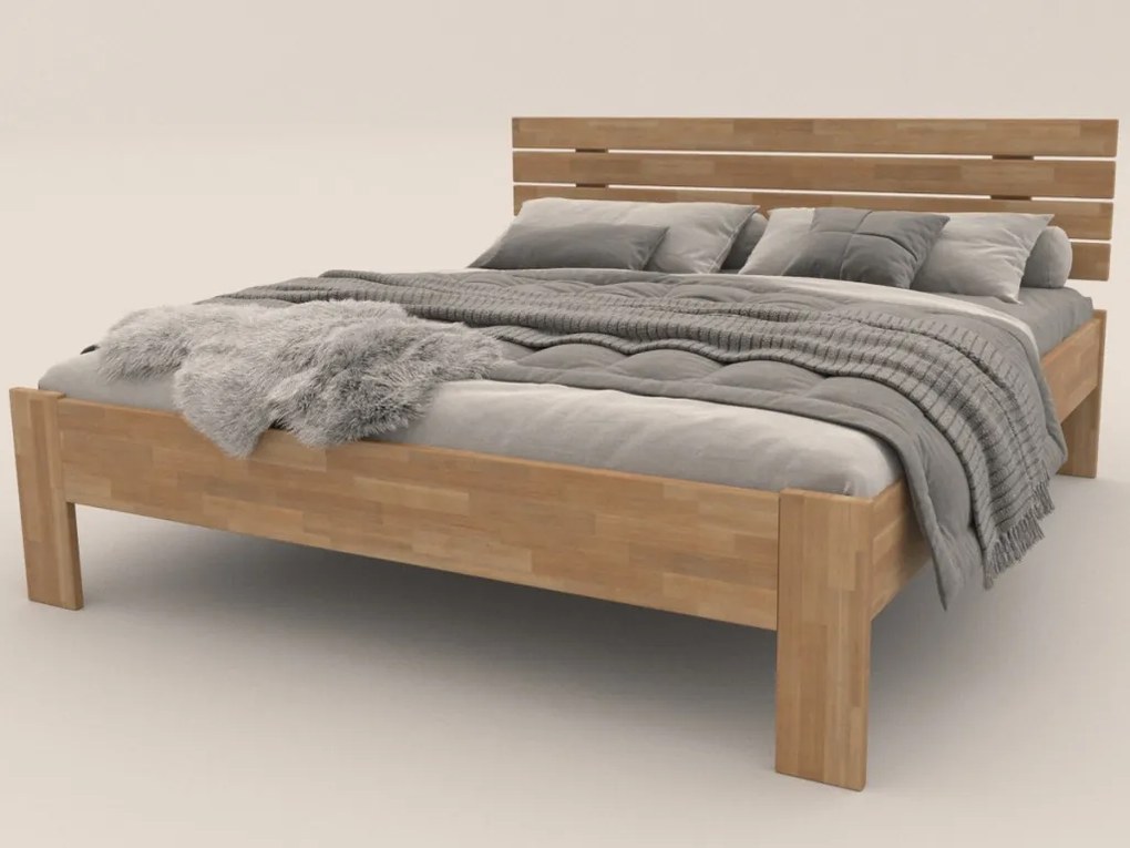 Posteľ Isolda 180x200 cm, prírodný buk