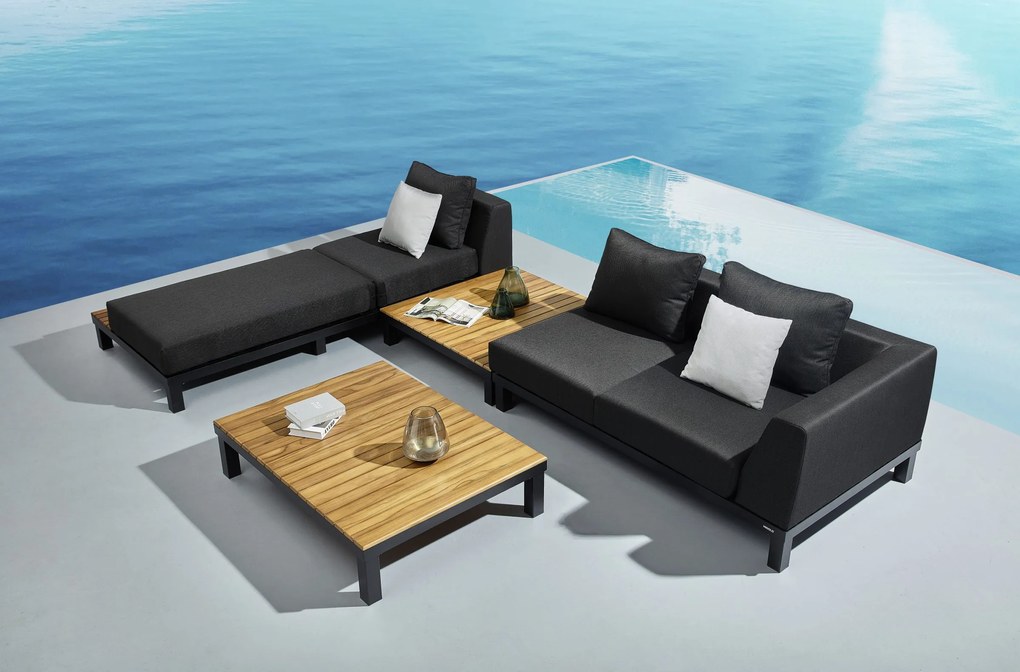 POLO 2.0 sedacia súprava s nastaviteľným ležadlom a dvomi stolíkmi