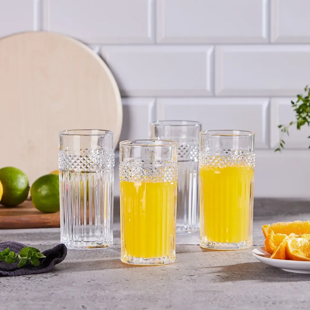 Altom Súprava vysokých pohárov Greta 360 ml, 6 ks