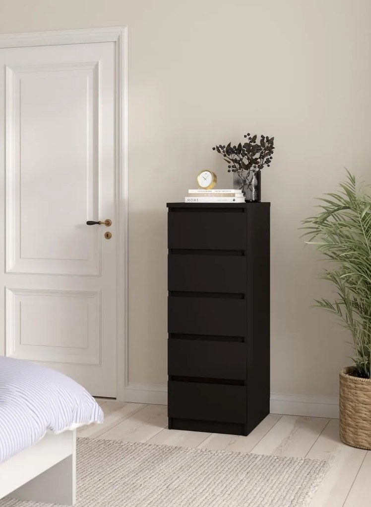 Komoda Simplicitous 233 40 cm čierny mat