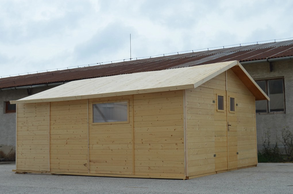 Drevený domček AGAVE (3,95 × 5,2 m) - domceknazahradu.sk