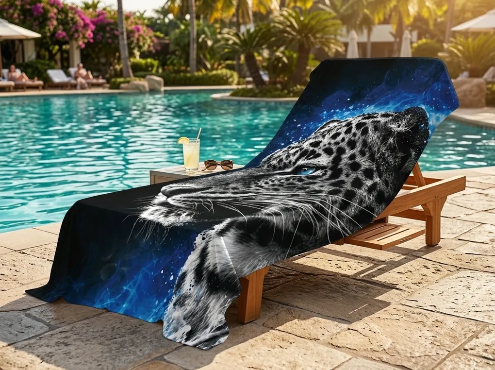 Rýchloschnúca XXL plážová osuška LEORIX farebná 150 x 210 cm, 100% mikrovlákno