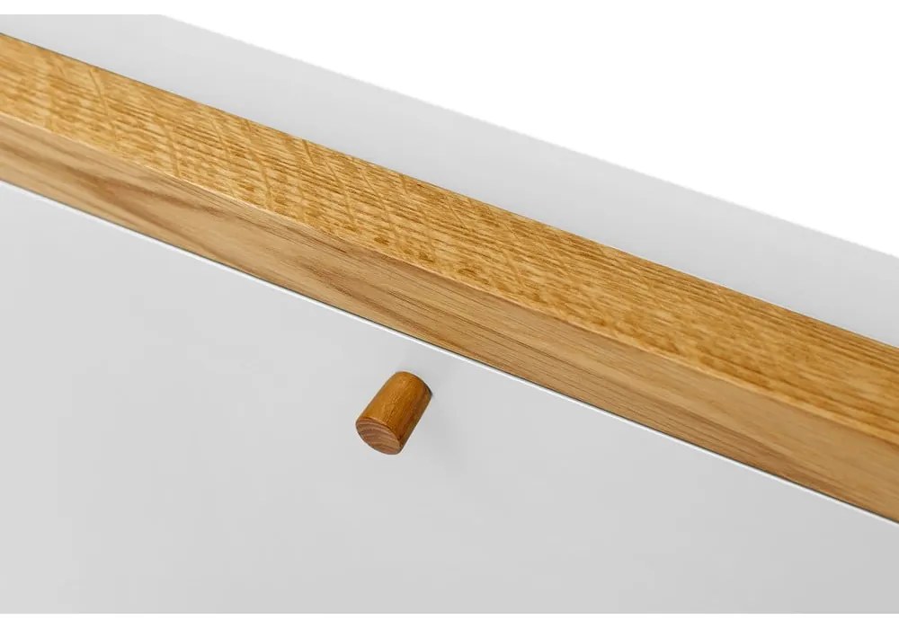 Biely nástenný vyklápací stôl Woodman Brenta