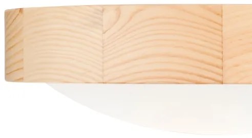 Stropné svietidlo NATURAL SLIM 1xE27/60W/230V ø 27 cm borovica