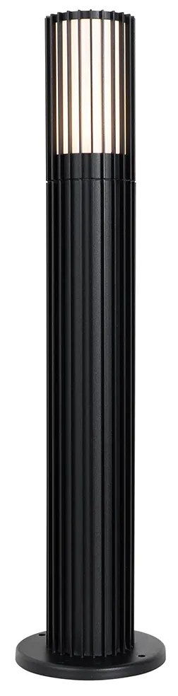 Dizajnový vonkajší stĺpik čierny 50 cm IP44 - Boris