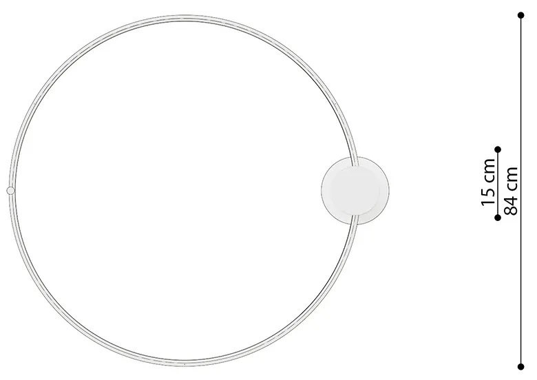 Stropné LED svietidlo Rio 78, 1x LED 50w, 3000k, w