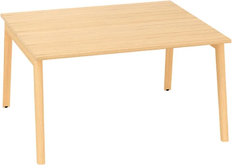 Kancelársky pracovný stôl ROOT, 1400 x 1600 mm, dub