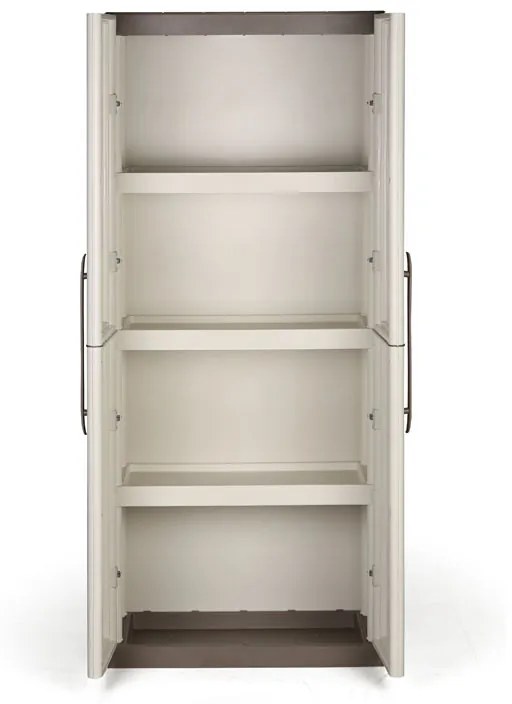 Plastová dielenská skriňa na náradie S Line, vysoká, 700 x 390 x 1650 mm