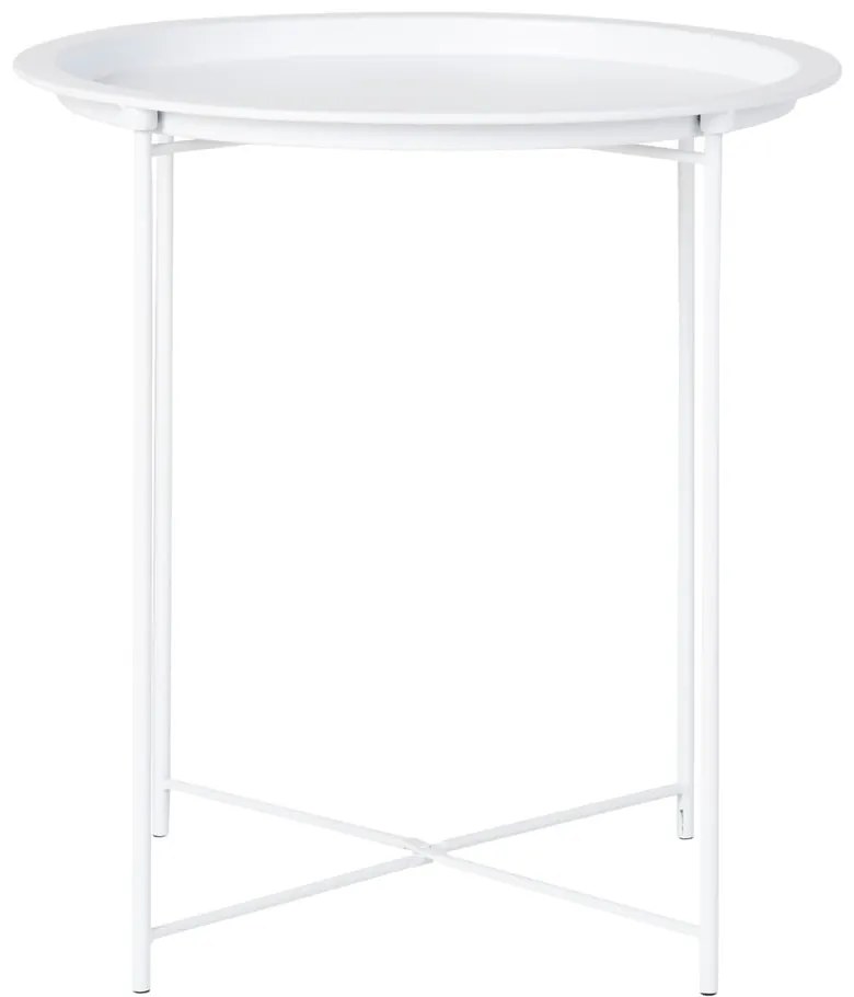 Kovový okrúhly odkladací stolík ø 47 cm Bastia – House Nordic