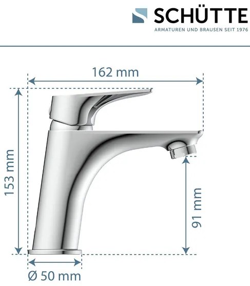 Schütte Umývadlová batéria Boston (chróm)  (100367168)